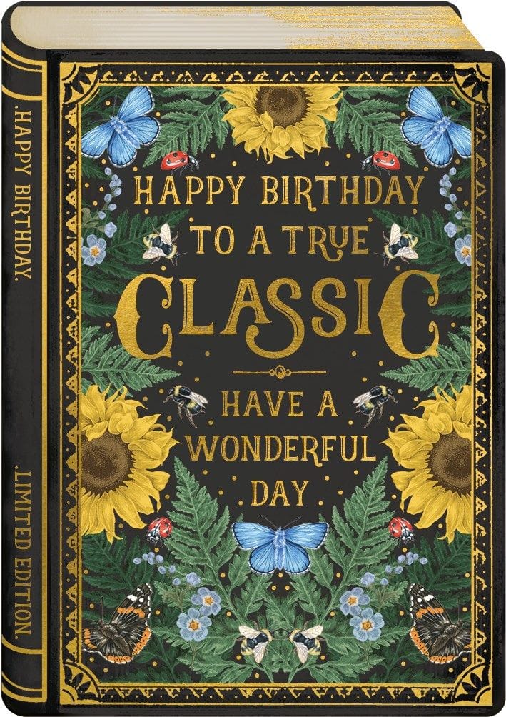 The Art File Classic Story Book 2-osainen kortti Happy Birthday to a True Classic