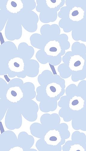 Marimekko Unikko 2-osainen kortti – Vaaleansininen
