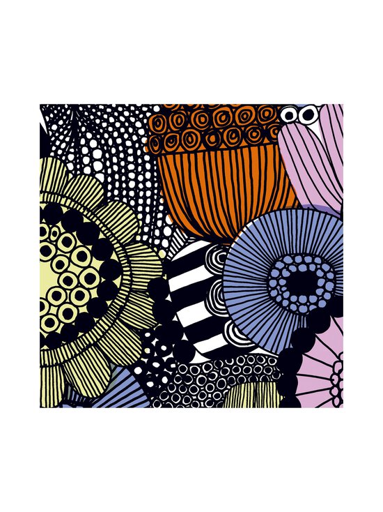 Lautasliina Marimekko Siirtolapuutarha pinkki-liila 24cm