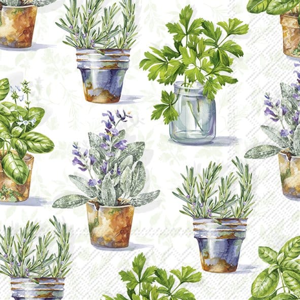 Lautasliina Aromatic Herbs 33cm