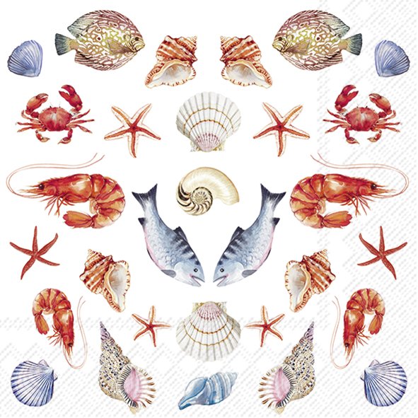 Lautasliina Sea Potpourri 33cm