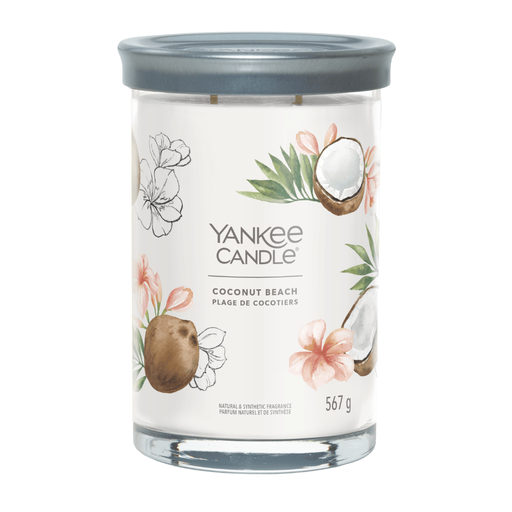 Yankee Candle Coconut beach Signature tumbler L jar tuoksukynttilä