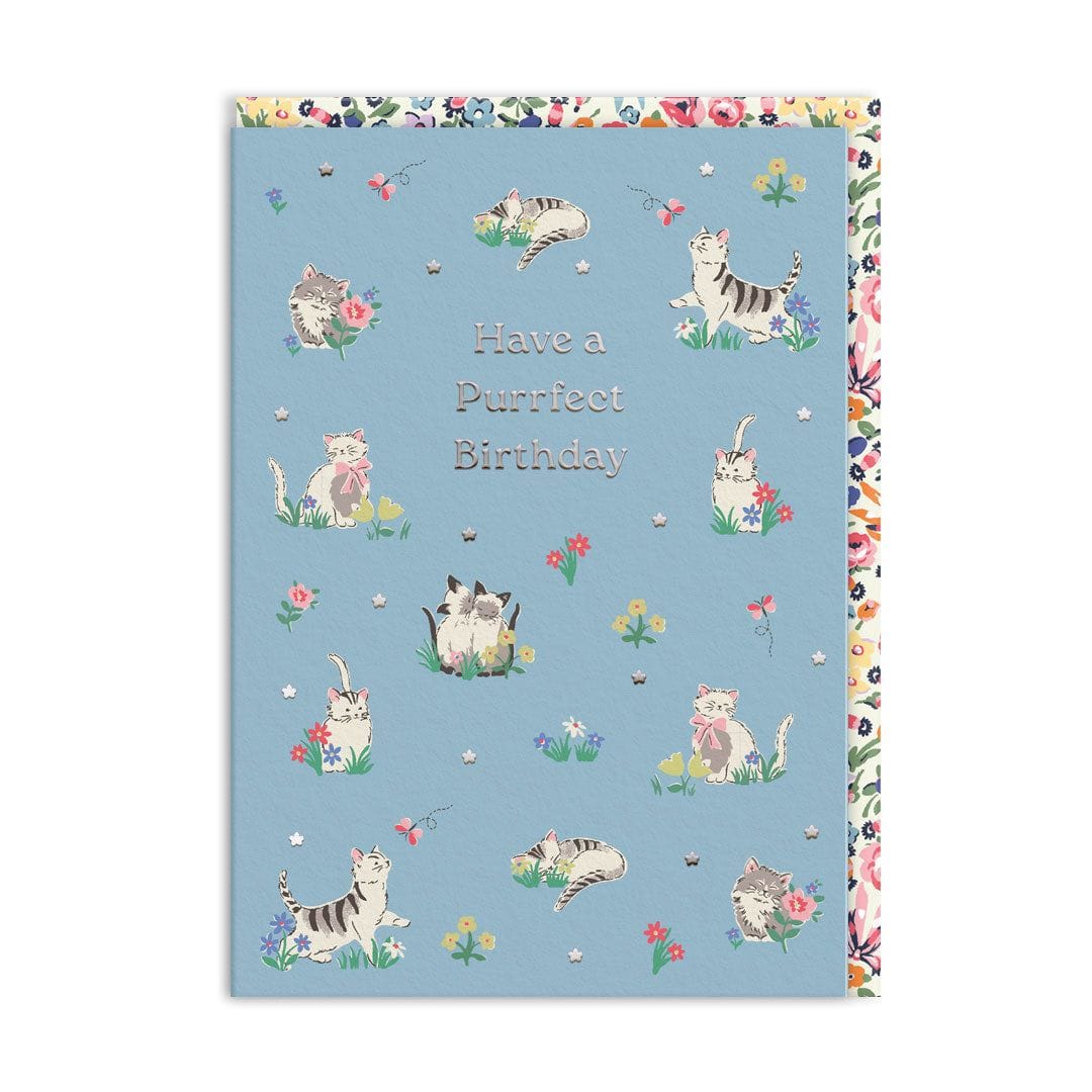 Cath Kidston Have a Purrfect Birthday – 2-osainen kortti