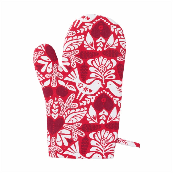 Oven glove Winter Bird