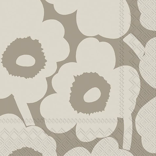 Marimekko Unikko Linen/Cream lautasliinat