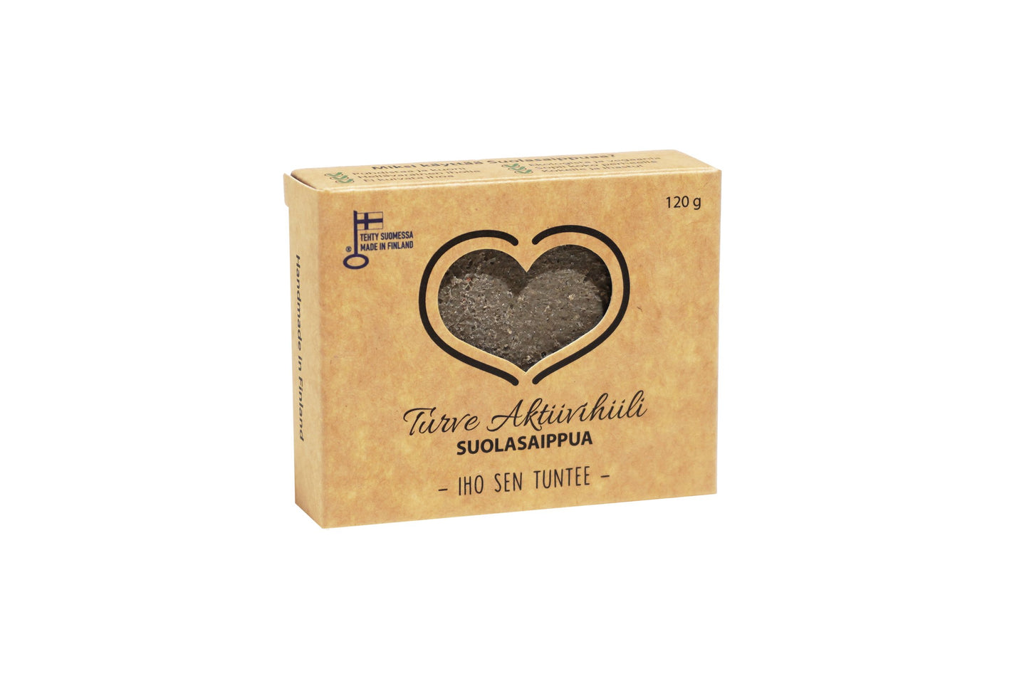 Suolasaippua Turve Aktiivihiili