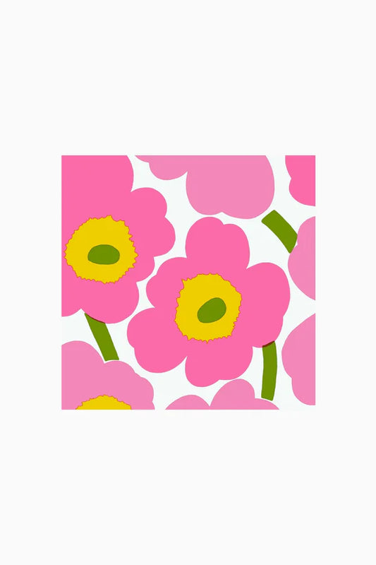 Lautasliina Marimekko Unikko pinkki 33cm