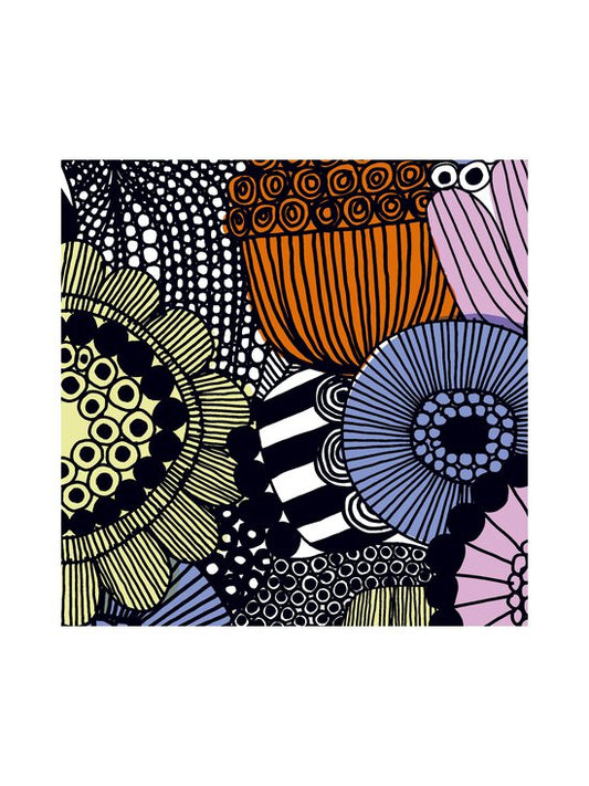 Lautasliina Marimekko Siirtolapuutarha pinkki-liila 24cm