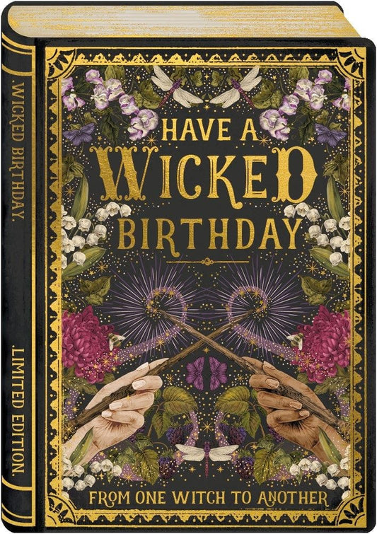 The Art File Story Book Wicked 2-osainen onnittelukortti