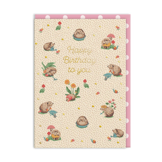 Cath Kidston 2-osainen kortti Happy Birthday to You