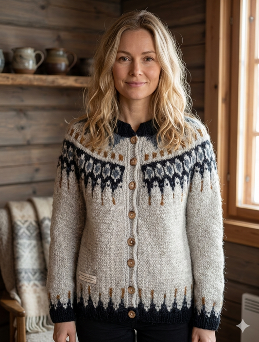 Wool cardigan Aitta