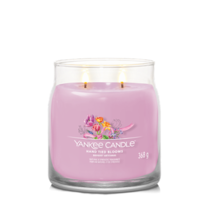 Yankee Candle Signature Hand Tied Blooms Medium Jar