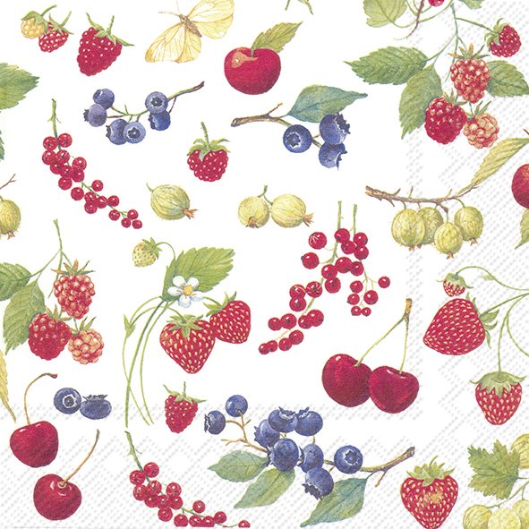 Lautasliina Fruits of Summer 33cm