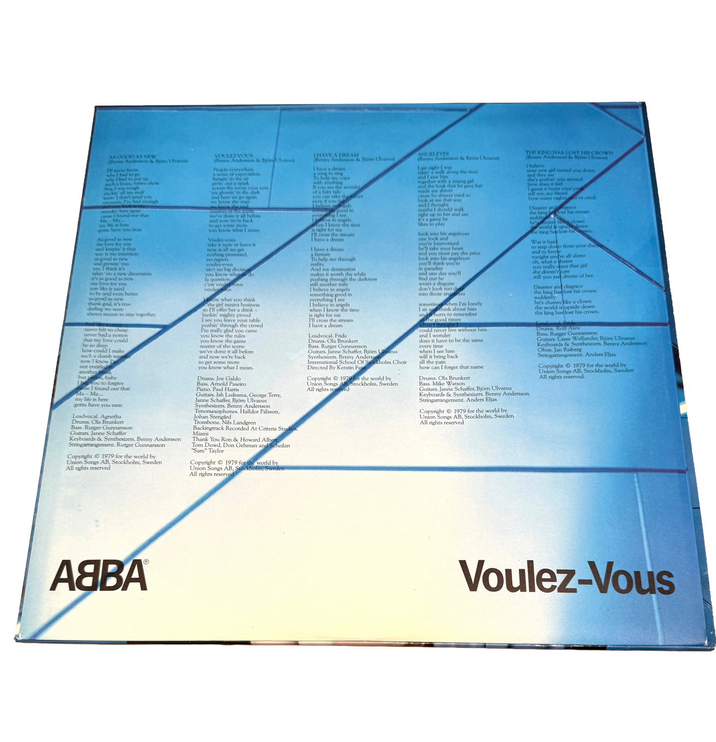 ABBA Voulez-Vous LP levy 1979 Stockholm