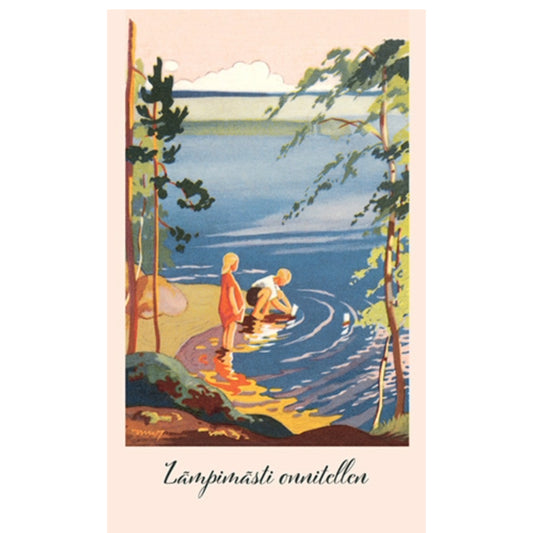 Onnittelukortti 2-osainen Martta Wendelin