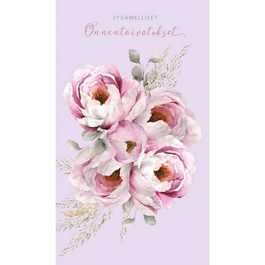 2-osainen onnittelukortti