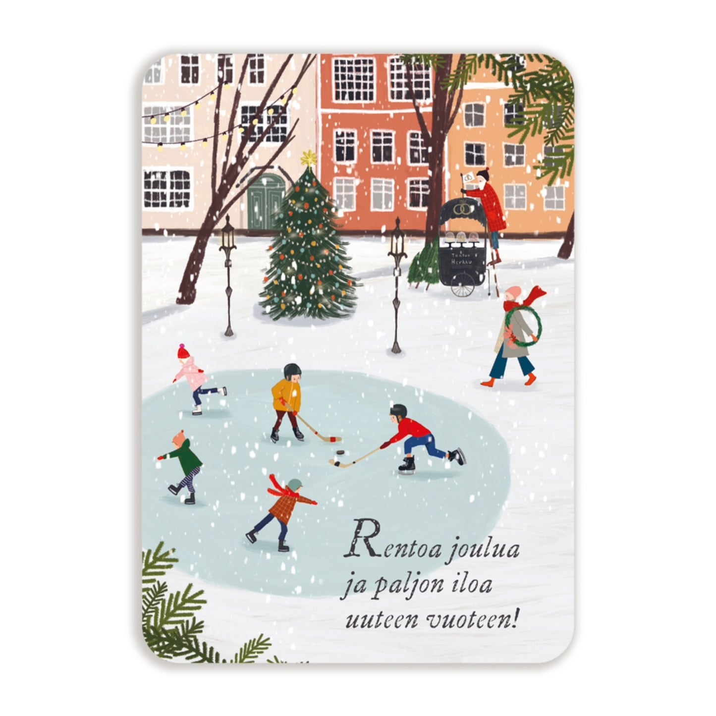 1-osainen kortti Luistelu