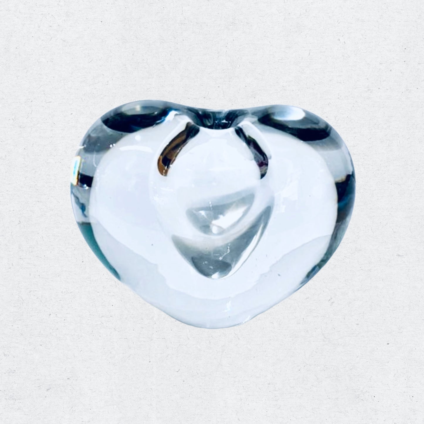 Glass sculpture Heart by Timo Sarpaneva Iittala 1956