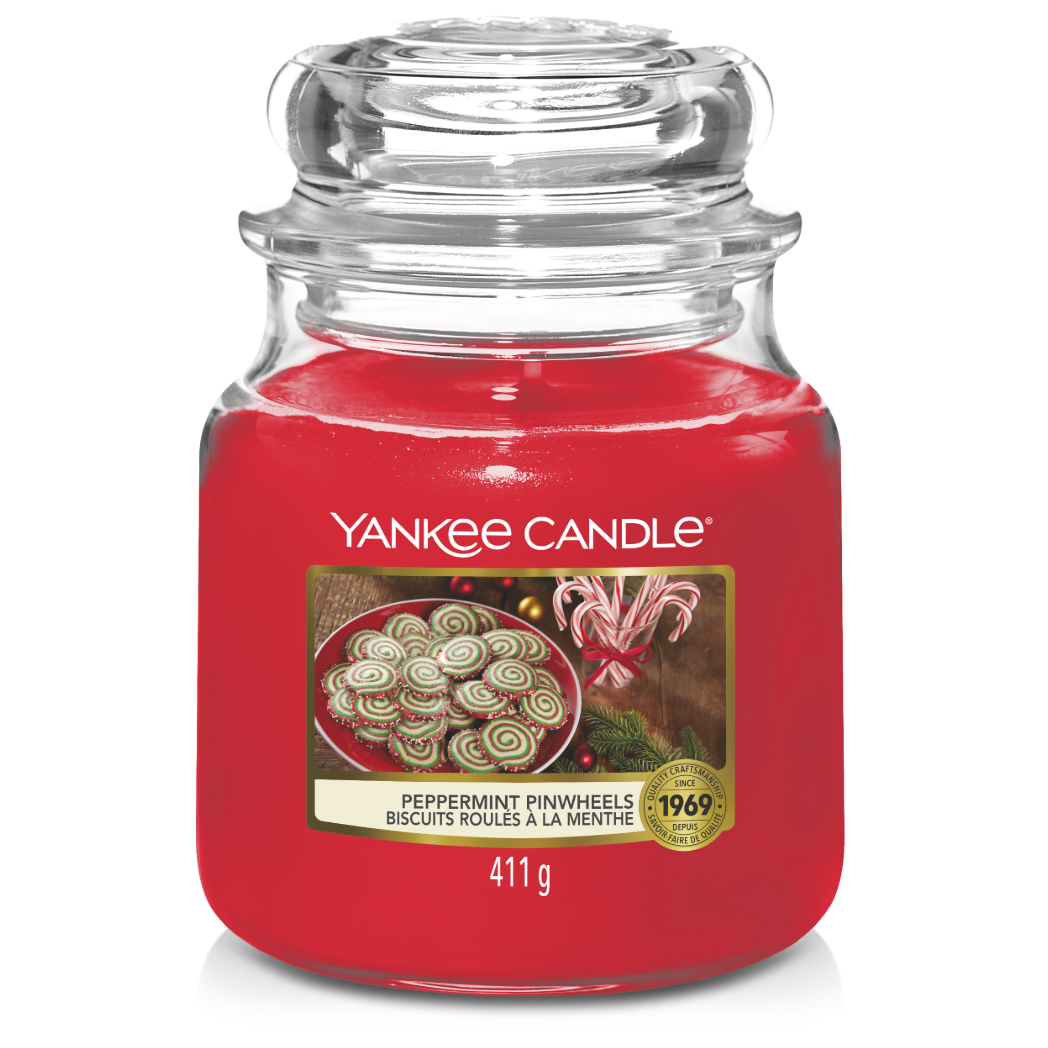 Yankee Candle Peppermint Pinwheels – Medium Jar Kynttilä