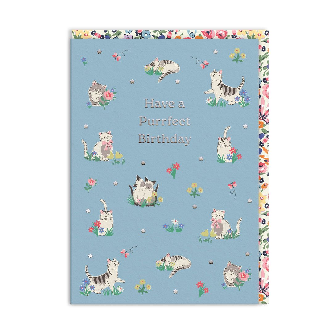Cath Kidston Have a Purrfect Birthday – 2-osainen kortti
