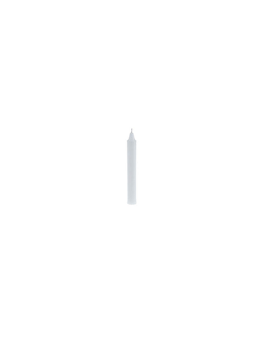 Spruce candle white 12 cm Desico