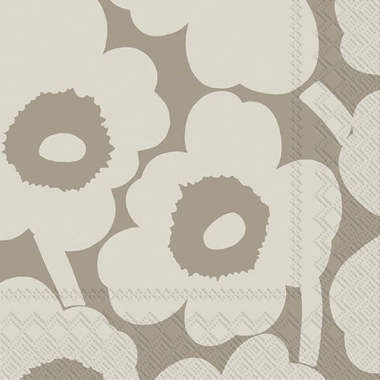 Marimekko Unikko Linen/Cream lautasliinat