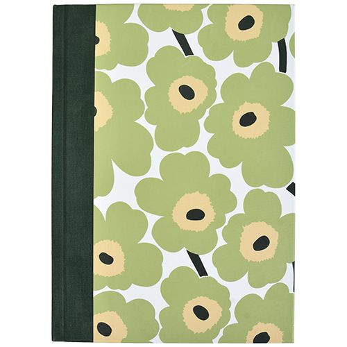 Muistikirja A5 Marimekko Unikko vaaleanvihreä