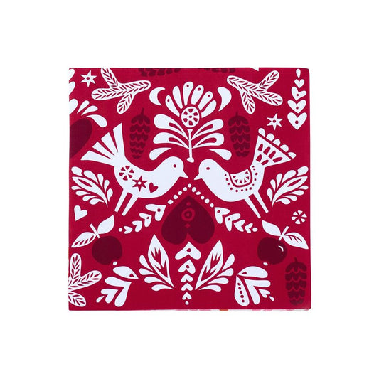 Napkins Winter Bird