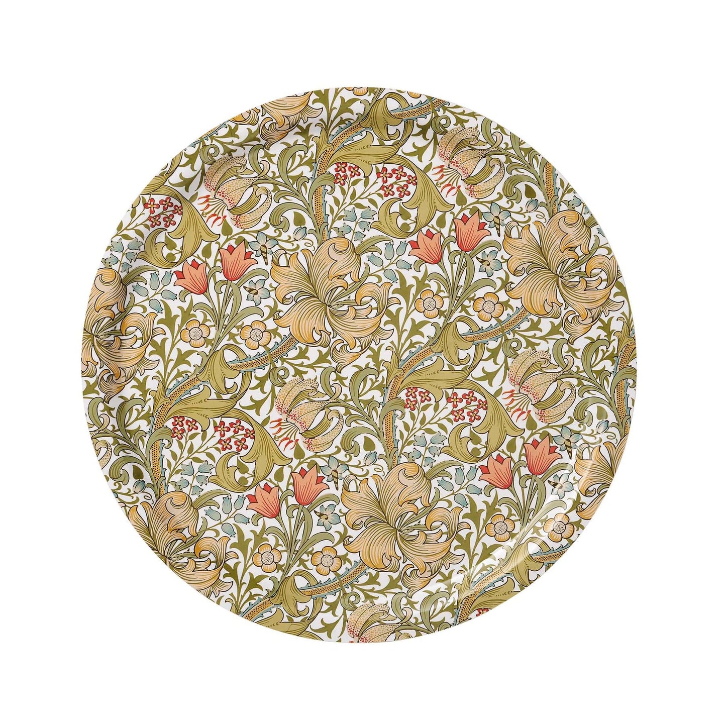 pyorea tarjotin golden lily william morris suuri