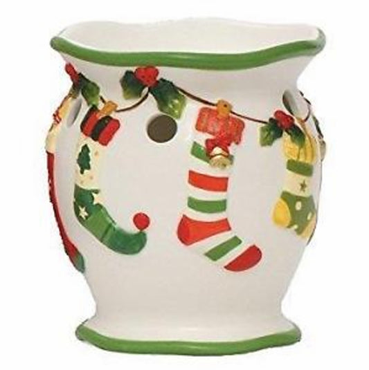 Yankee Candle Scented Lantern Christmas Stocking Wax Melt Tart Burner