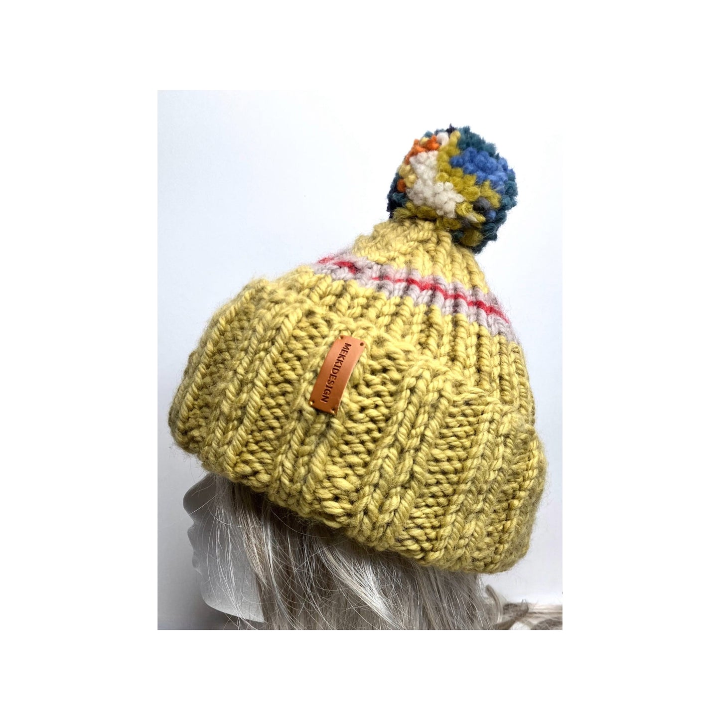 Wool beanie Aitoo yellow